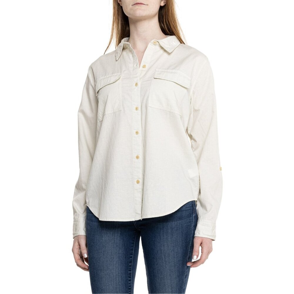 Lucky Brand Women's Long Sleeve Utility Shirt Pockets Size S New with Tag - Picture 7 of 7